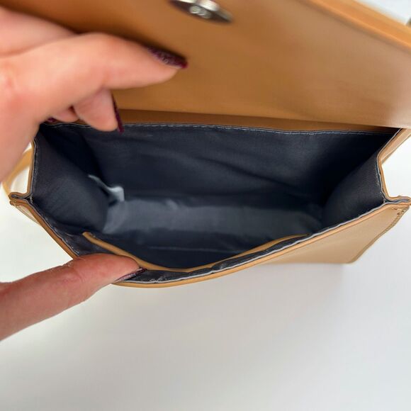 Pixie Mood Nadia Crossbody Bag Sand Beige Vegan Leather Purse Flap Closure Small - Picture 11 of 14